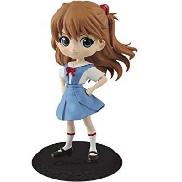 Bandai Q Posket Neon Genesis Evangelion Asuka Figure - Picture 2 of 11